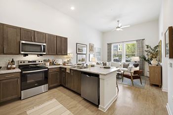 Bright, open floor plans with expansive windows offer an abundance of light
